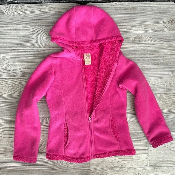 Faded Glory Jackets Coats Girls Faded Glory Pink Sherpalike